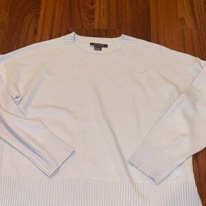 Women’s French Connection Super Soft Sweater Light Blue Size Large Ralph Lauren